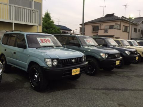 ランクル９５プラド　ブルー系　グラデーション　丸目　クラシックコンプリート